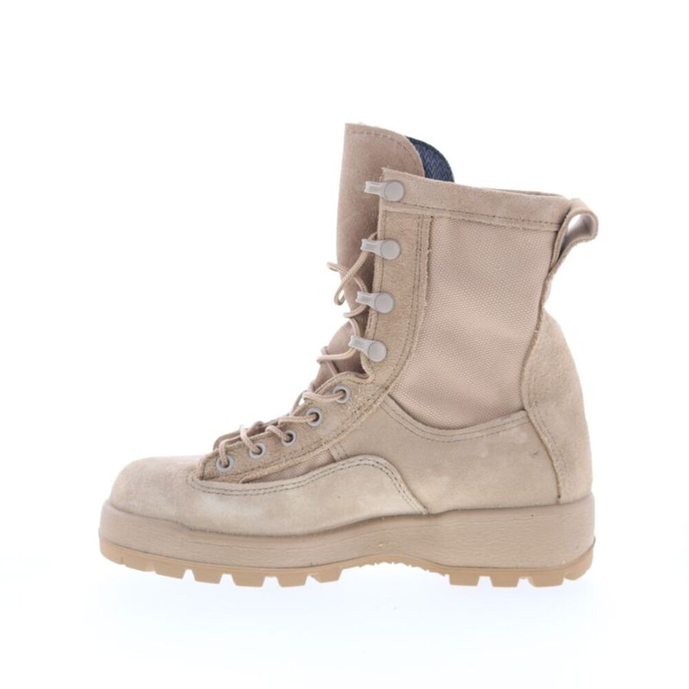 McRae Mens Army Temp Weather Beige Boots (NWT) - Picture 3 of 4